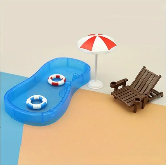 Miniature Doll House Pool + More - Picture 14 of 16